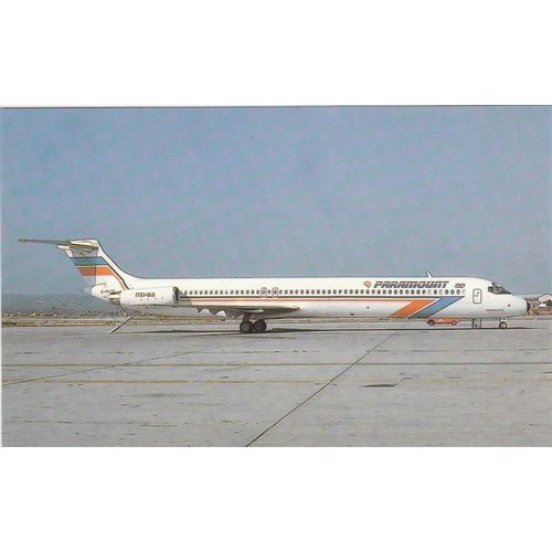 Paramount Mc Donnell Douglas MD83 Civil Aircraft Postcard (A20022)