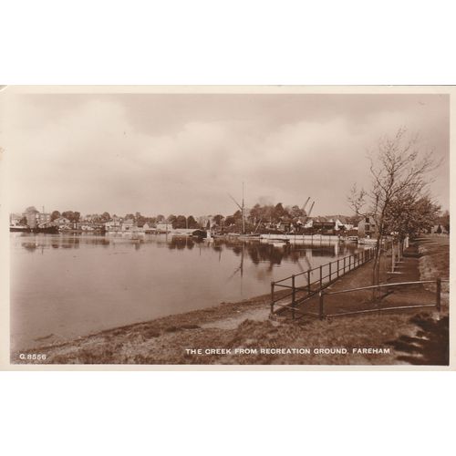 The Creek From Recreation Ground Fareham Hampshire Postcard (HAM77573)