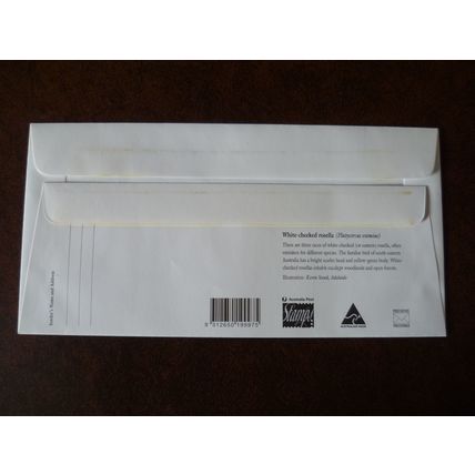 Australia Post 1994 pre-printed stamp envelope cover 45c Rosella birds