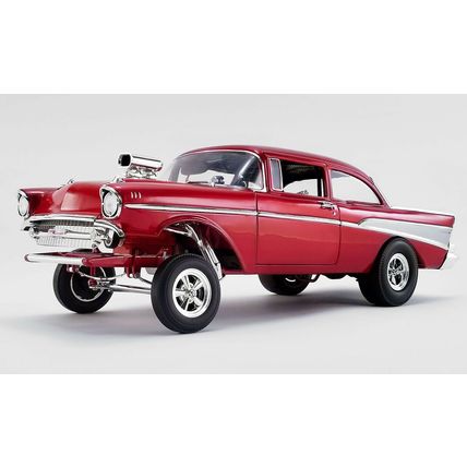 1/18 1957 Chevrolet Bel Air Gasser "Rat Fink Gasser" Red Metallic Limited Editio