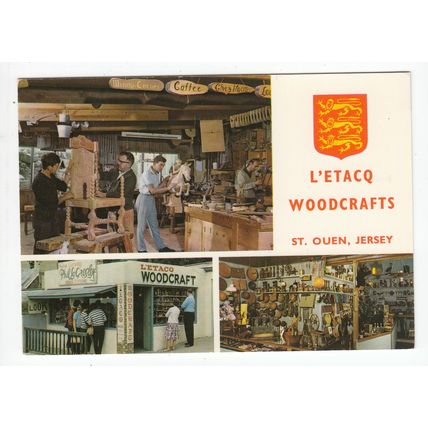 L'Etacq Woodcrafts St Ouen Jersey Postcard