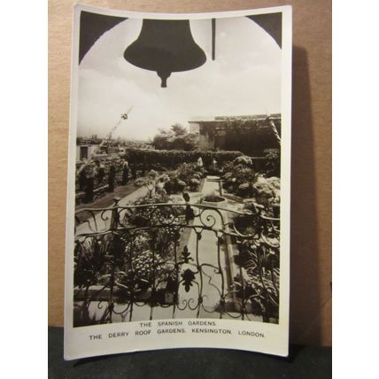 DERRY & TOMS ROOF GARDENS, Kensington London used vintage postcard RP 1950 pm =