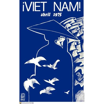 Political Poster.SET of 5.Cuba Solidarity propaganda.Vietnam.Cold War history.