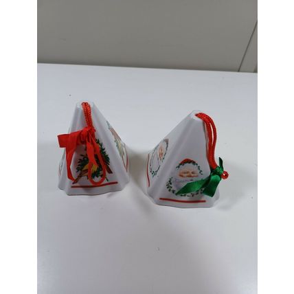 Giftco Inc Porcelain Christmas Ornament Fragrance Scent Potpourri Holder santa
