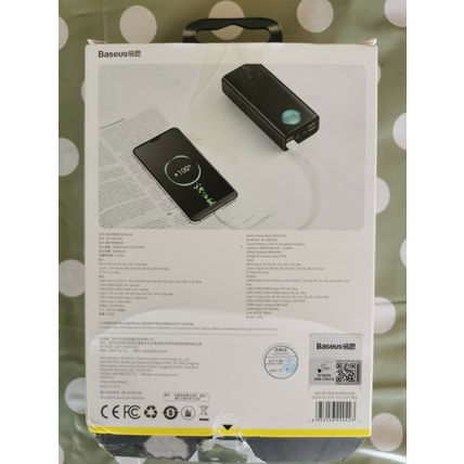 BASEUS Power Bank 30000Mah PD 65W Notebook Laptop Battery PD Charger 100W CABLE