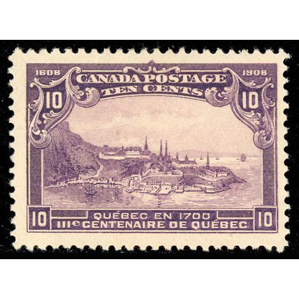 Canada 101, Mint 10¢ VF LH Beauty! Unitrade $300.00 - Stuart Katz