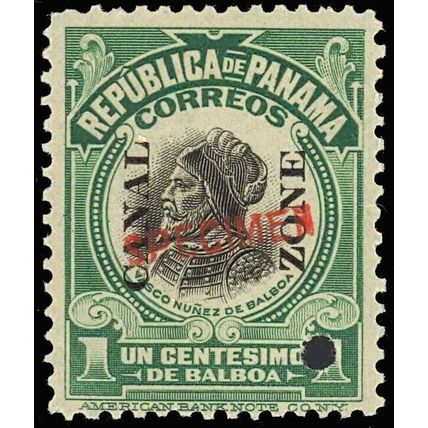 CANAL ZONE 55s, MINT OG NH SPECIMEN OVPT - RARE!