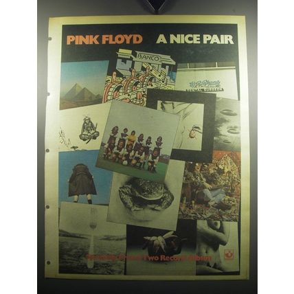 1974 Pink Floyd Album A Nice Pair Advertisement