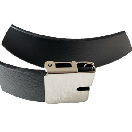 Bonded leather belt for buckles Takes 40mm buckle Adjustable 50 inch Length B004