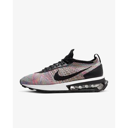 New Womens 11.5 Nike Air Max Flyknit Racer Ghost Green Pink Shoes DM9073-300