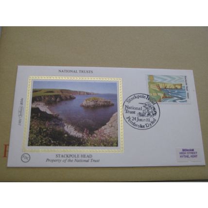 1981 Benham silk Cover - National Trust - Stackpole Head, Pembrokeshire