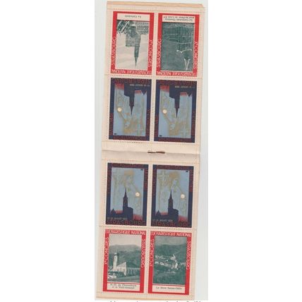 France 1935 Strasbourg Xè Congrès Eucharistique National Cathédrale Carnet 8v