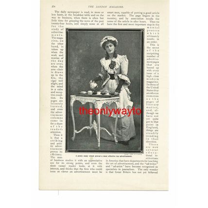 Beauty In Advertising (2), Meat Extract & Tea, Book Illustration (Print), 1902/3