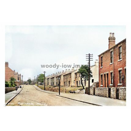 ptc1452 - Yorks' - Houses along unmade Street in Millindale, Maltby - print 6x4
