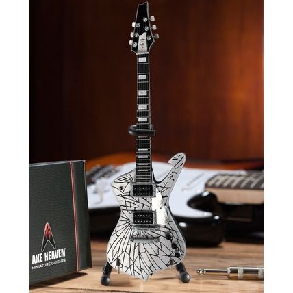 PAUL STANLEY (KISS) -Ibanez Cracked 1:4 Scale Replica Guitar ~Axe Heaven