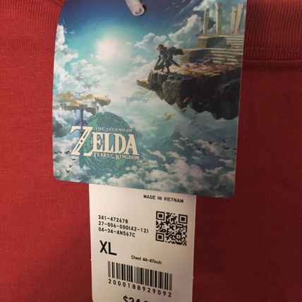 NEW UNIQLO The Legend of Zelda: Tears of the Kingdom Men's XL T-Shirt