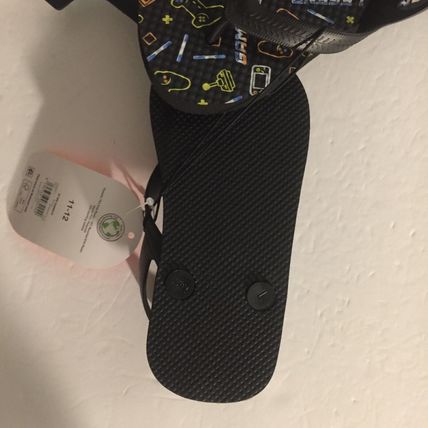 NEW Wonder Nation Toddler Boys Gamer Flip Flops, Size 11/12