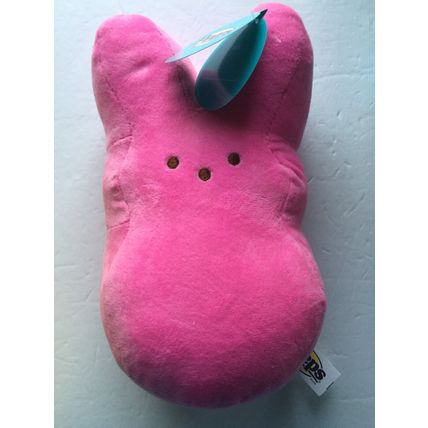 NEW Peeps Yellow Pink & Blue Bunny 10'' Plushies
