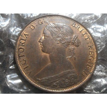 1862 Victoria half-penny.