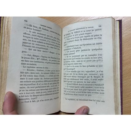 RARE* 1873 "GEORGES CLIFFORD" FRENCH TEXT ILLUSTRATED FICTION BOOK (P4)