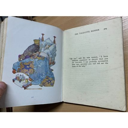 c1920 "TALES FROM THE ARABIAN NIGHTS" AE JACKSON ART FICTION ANTIQUE BOOK (P4)