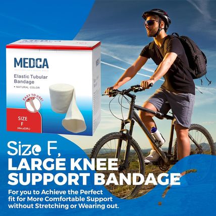 Elastic Tubular Support Bandage Size F, 10M Box - Natural Color (4" X 33 Feet) f