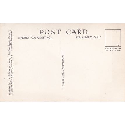 ED 96 CHINGFORD - ROYAL FOREST HOTEL. SNOW SCENE . RP POSTCARD