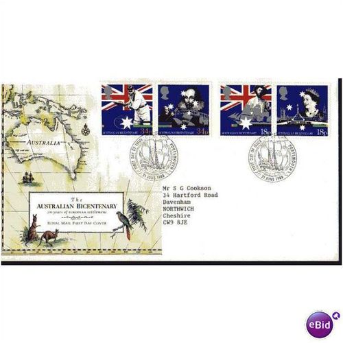 1988 '200TH ANN OF AUSTRALIA (PORTSMOUTH F.D.I) (EBID 425)