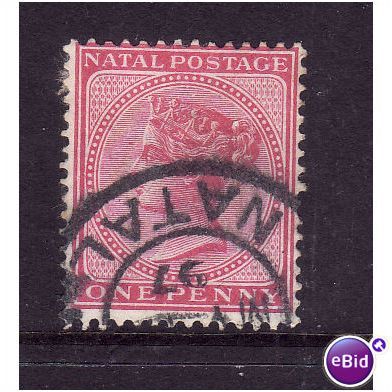 NATAL 1882 SG 99 1d ROSE FINE USED