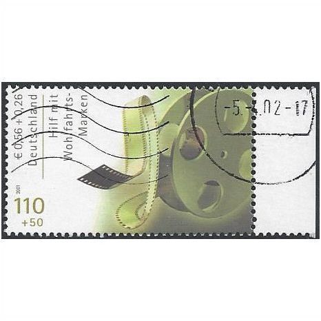 SG 3079: 110 pf. + 50 pf. multicoloured Film Industry: Film Reel.