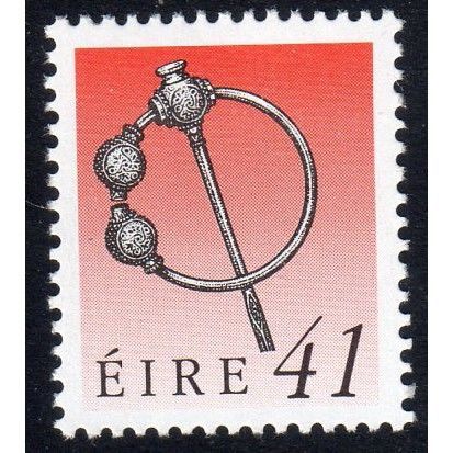 1990 Ireland Sg759 41p CHALK PAPER MOUNTED MINT (E27)