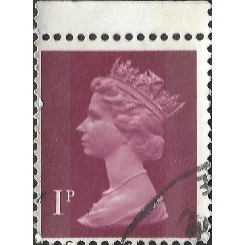 GB, Queen Elizabeth Machin, violet-brown 1971, 1p, #3