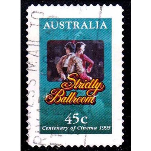 Australia 1995 Cinema 45c Used P&S. Stamp Strictly Ballroom