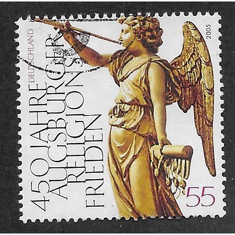 GER 2005 €0.55 '450TH ANN OF RELIGIOUS FREEDOM' FINE USED (EBID61-611)