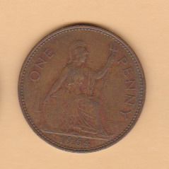GB Penny 1964 VF to EF