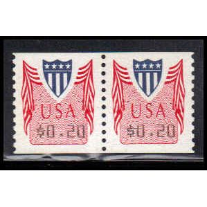 CVP32 20c Shield Very Fine MNH Pair PA4973