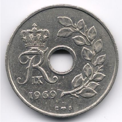 Denmark : 25 Ore 1969 (3)
