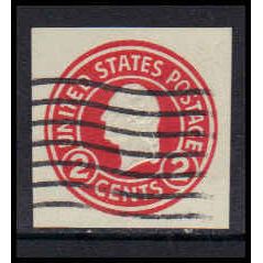 Used U429 2c George Washington Fine Cut Square Z2841