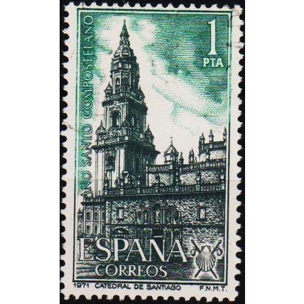 Spain.. 1971 1p S.G.2121 Used