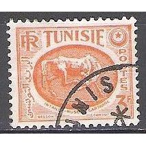 Tunisie 1950 Michel 372 O Cote (2005) 0.60 € Intaille Cachet rond