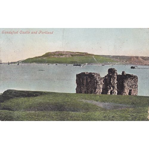 Sandsfoot Castle and Portland Dorset Postcard (Dor75658)