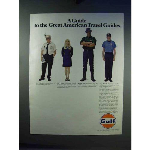 1969 Gulf Oil Ad - Guide to American Travel Guides