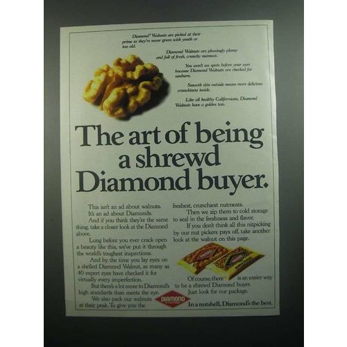 1984 Diamond Walnuts Ad - Shrewd Diamond Buyer