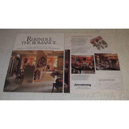 1989 Armstrong Solarian Floors Ad - Rekindle the romance