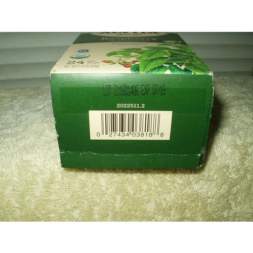 alvita organic raspberry tea 24 bags womens herbal supplement 1 box