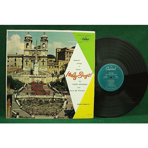 Enzo Amadori & Jula De Palma - Italy Sings-Popular Songs In It.- T 10098 - EX+