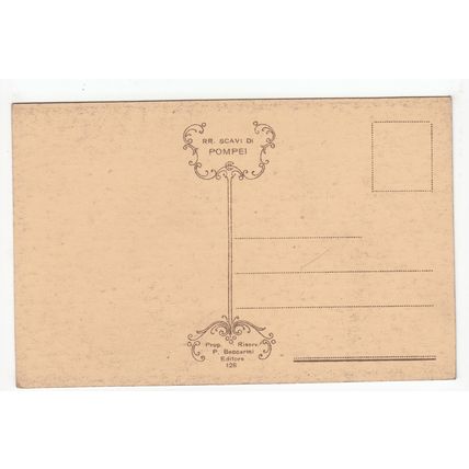 Roman Ruins Ancient City of Pompeii Postcard Italy 128