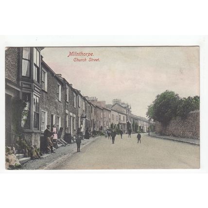 Church Street Milnthorpe Postcard Cumbria