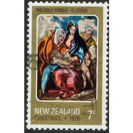 New Zealand 1978 Christmas 7c Multicoloured SG1182 FU
