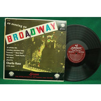 Charlie Kunz - An Evening On Broadway - LL 1134 - EX+